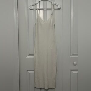 Wilfred Cream Midi Dress
